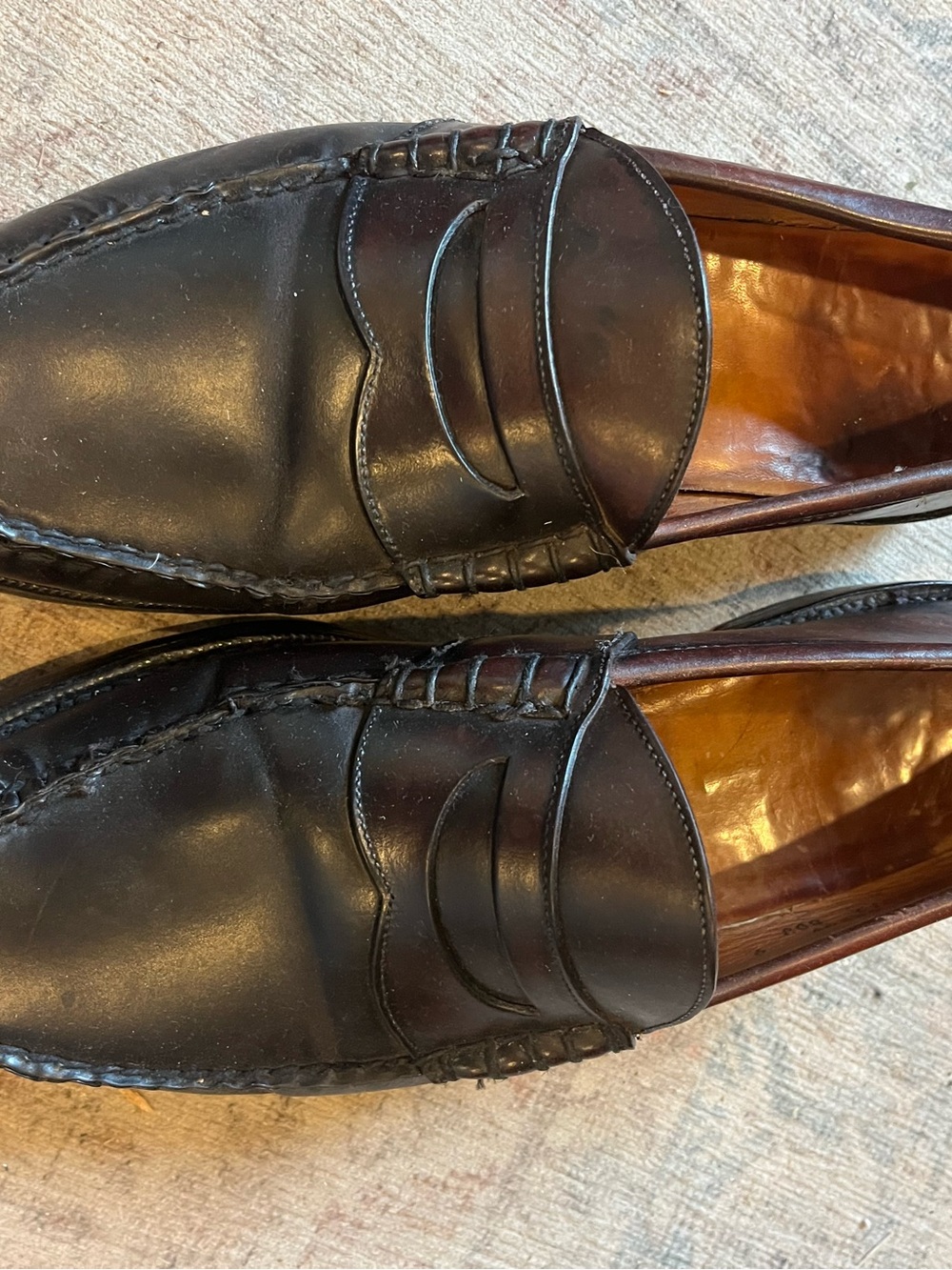 Classic Men’s Penny Loafers in Black